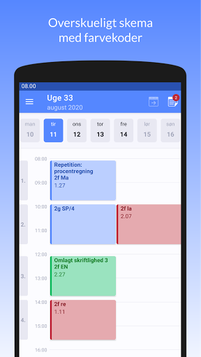 Android application Lectio+ screenshort