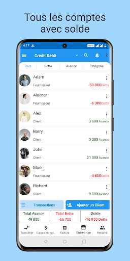 Carnet de Dettes – paiements screenshot 1