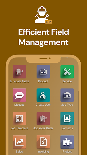 Android application Evolve ERP screenshort
