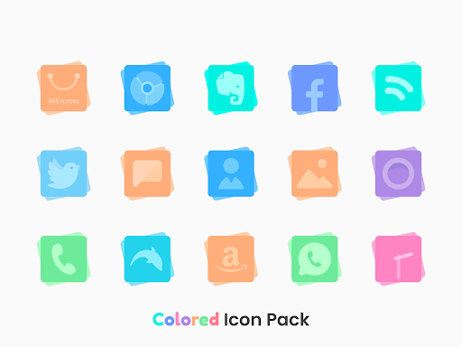 Screenshot of Colored Icon Pack