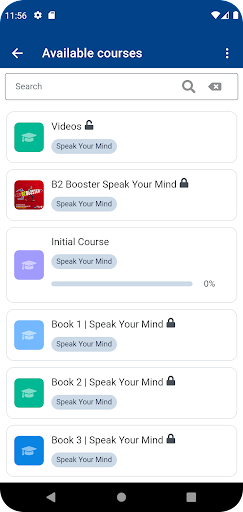 SpeakYourMind Learning English Screen 2