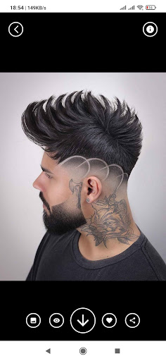 Android application Mens Latest Hairstyles 2023 screenshort