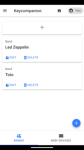 Android application KeyCompanion screenshort