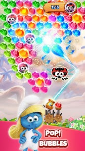 Smurfs Bubble Shooter Story MOD (Free Shopping) 1