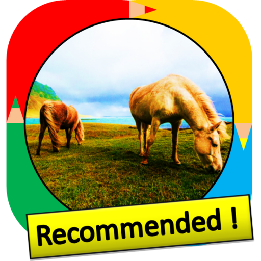 Color by Number - grass logo