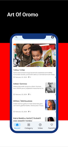 Android application Oromo Hub screenshort