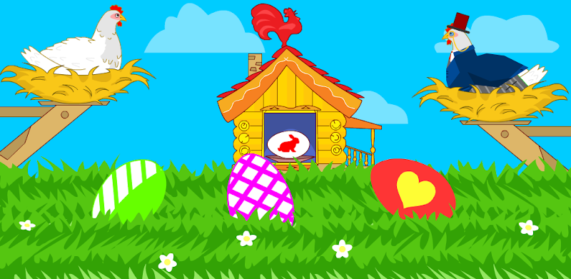 Idle Chicken Farm: Discover and Paint Easter Eggs