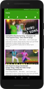 Chiranjeevi Hit Songs Videos :
