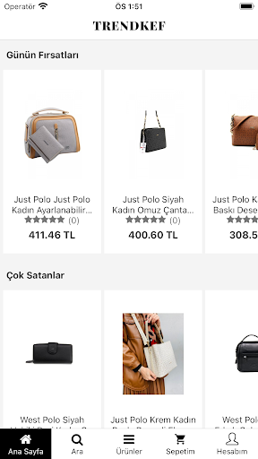 Android application Trendkef screenshort