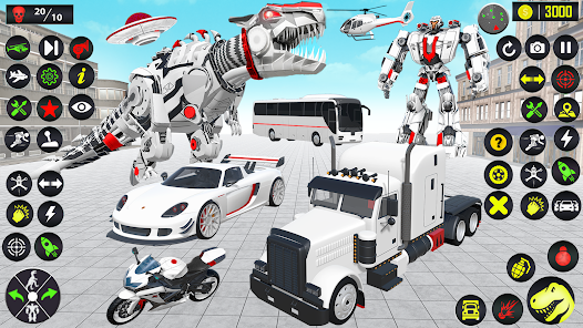 Jeu de voiture robot pelle ‒ Applications sur Google Play