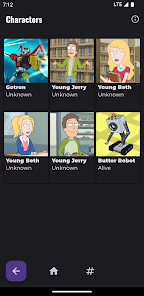 Captura 12 Rick and Morty Characters App android