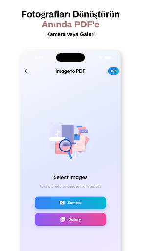 PDF Oluşturucu: Görselden PDF ekran görüntüsü