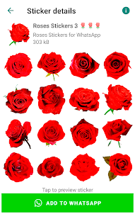 Roses Stickers for WhatsApp