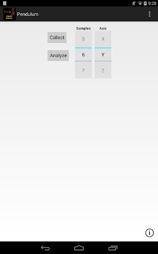 Mobile Science - Pendulum Screen 2