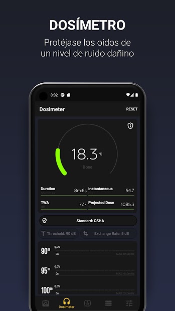 Screenshot 16 Decibel X: dBA Sonómetro Pro android