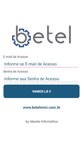Android application Betel - Apontamento de Horas screenshort