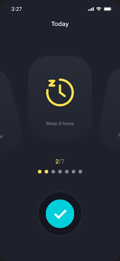 Android application Autonomous Habit screenshort
