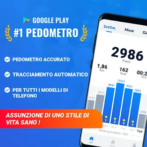 Pedometro - Contapassi - App su Google Play