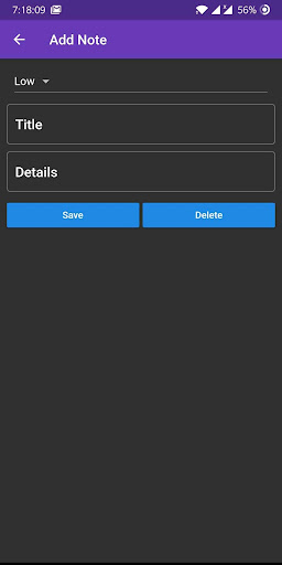 Note Saver Screen 2