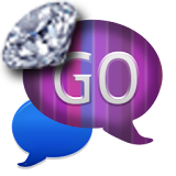 GO SMS - Exuberant Diamonds icon