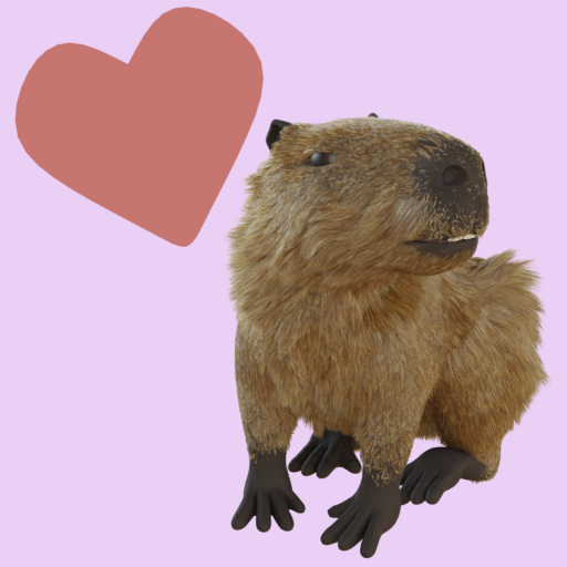 Capybara Sticker logo