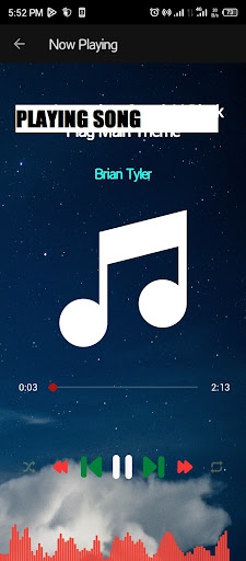 Easy and Simple MP3 Player Screen 3