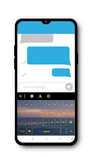 Android application LED Neon Keyboard screenshort