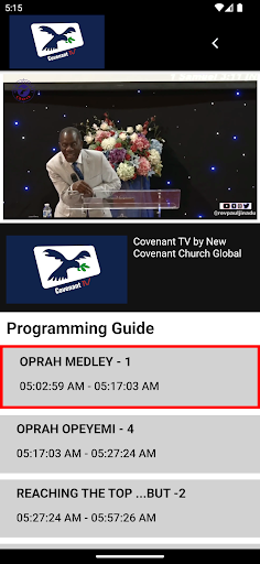 Covenant TV Screen 2