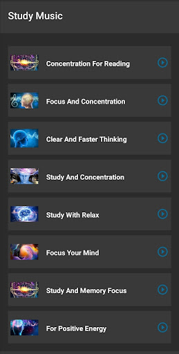Android application Study Music Offline screenshort