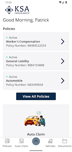 KSA Insurance Online Screen 2