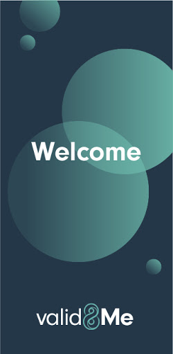 Android application valid8Me screenshort