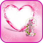 Cover Image of Download Pink Heart Frames  APK