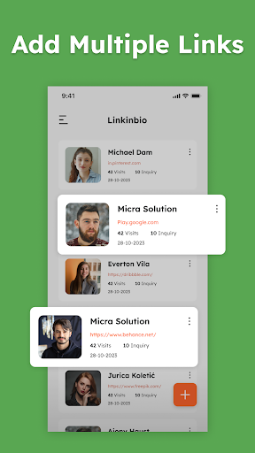 Android application LinkInBioX - Link in bio tool screenshort