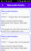 تنزيل Max Lucado Devotion 1669973971000 لـ اندرويد