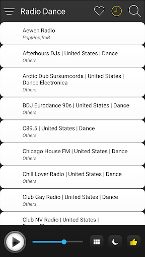 Dance Radio FM AM Music Screen 3