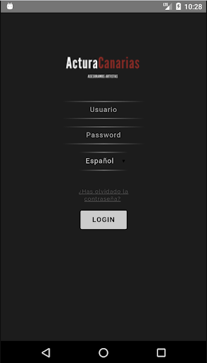 Android application Actura Canarias screenshort