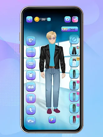 Game screenshot アニメ男の子ドレスアップゲーム mod apk