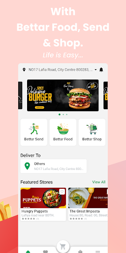 Bettar - Food Delivery & more Screen 3