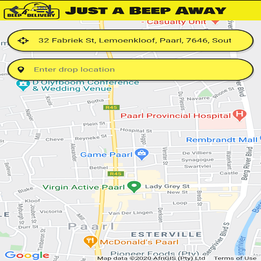 Beep A Ride Western Cape driver