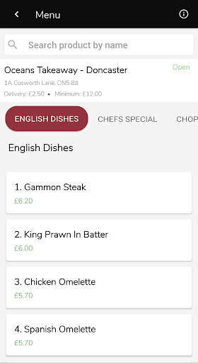 Oceans Takeaway Screen 2