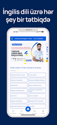 Android application TS English screenshort