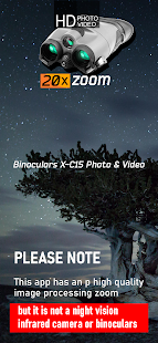 Binoculars X-C15 Photo & Video Screenshot