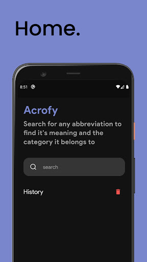 Android application Acrofy - Acronym Finder screenshort