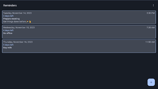 Easy Reminder Screenshot