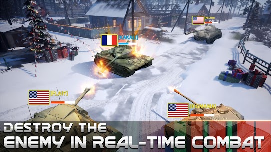 Furious Tank MOD APK: War of Worlds (Visible Enemies) 3