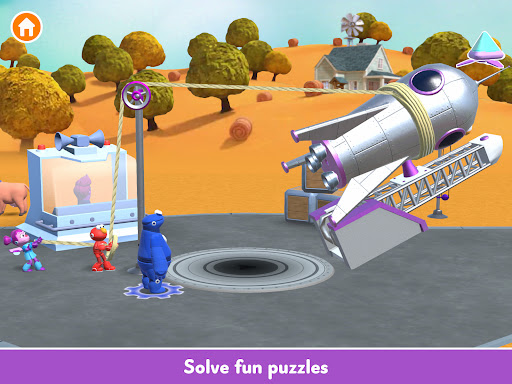 Screenshot of Sesame Street Mecha Builders