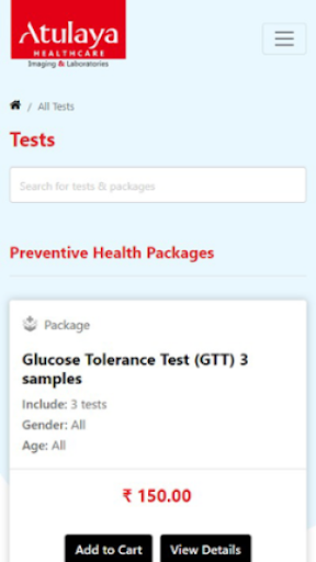Atulaya Healthcare Screen 2