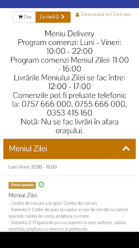 Android application Restaurant Antique screenshort