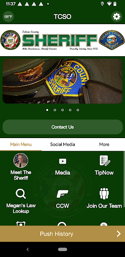 Android application Tulare County Sheriff's Office screenshort