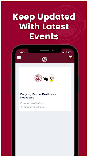 Ballybay Pearse Brothers GAA Screen 3